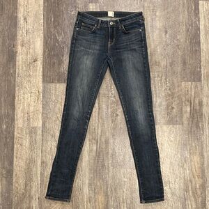Rich & Skinny Women's Dark Wash Skinny Jeans - Blue